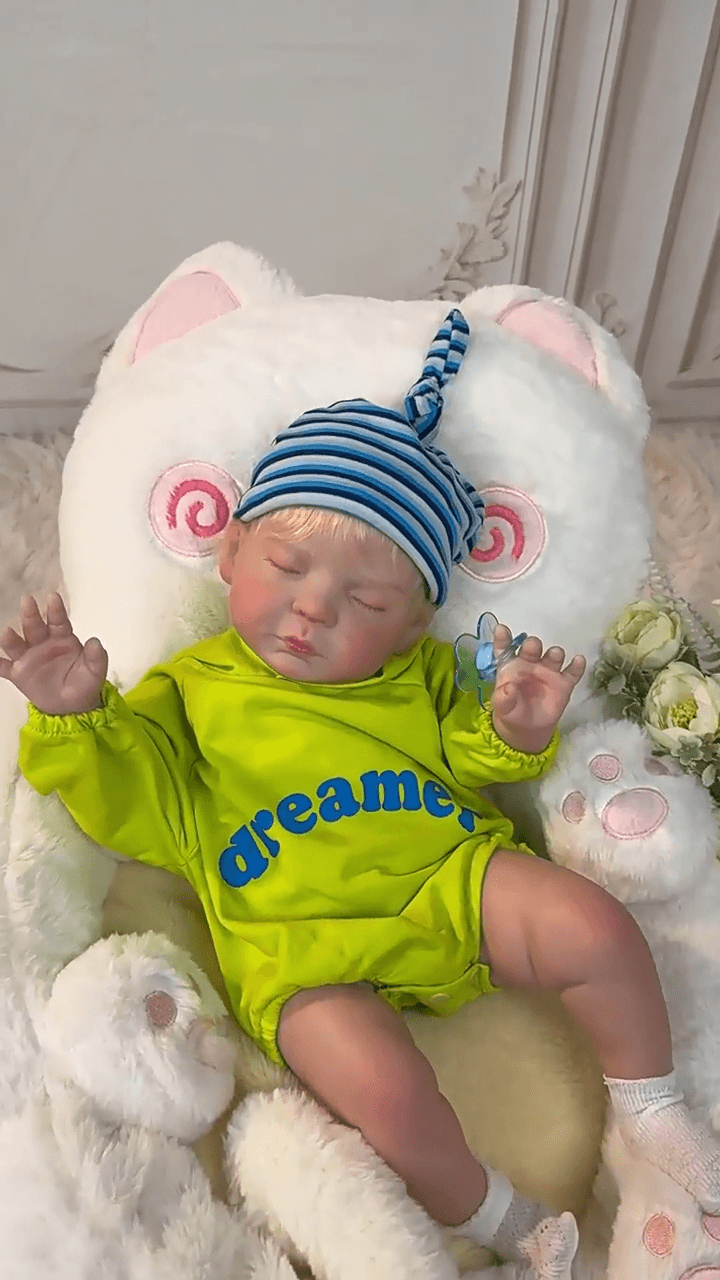 24 inch 60cm Hair Transplant Reborn Doll Cloth Body